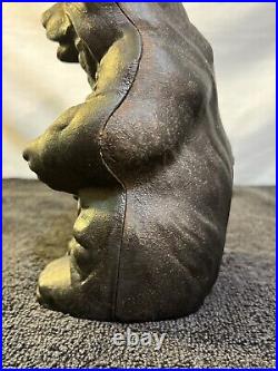 Antique 1930's Hubley Cast Iron Honey Bear Still Bank