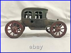 Antique A. C. WILLIAMS CAST IRON CAR BANK AS FOUND