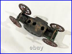 Antique A. C. WILLIAMS CAST IRON CAR BANK AS FOUND