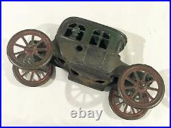 Antique A. C. WILLIAMS CAST IRON CAR BANK AS FOUND