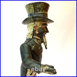 Antique American Shepard Hardware Co. Cast Iron Uncle Sam Mechanical Bank c. 1886 Antique American Shepard Hardware Co. Cast Iron Uncle Sam Mechanical Bank c. 1886