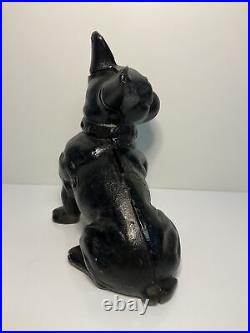 Antique Beautiful Bulldog Boxer Dog Cast Iron Bank Doorstop 7 Antique Beautiful Bulldog Boxer Dog Cast Iron Bank Doorstop 7
