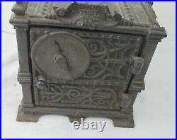Antique Cast Iron Bank Fidelity Trust Vaults 1890 Barton Smith
