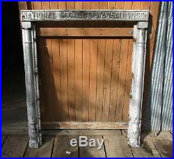 Antique Cast Iron Bank Vault Door Frame H&V Co. Wausau WI