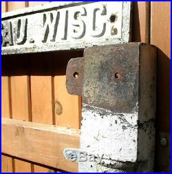 Antique Cast Iron Bank Vault Door Frame H&V Co. Wausau WI