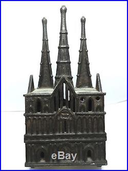 Antique Cast Iron Cathedral Bank (Litchfield Cathedral)