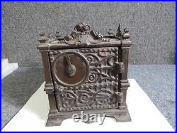 Antique Cast Iron Counting House Bank