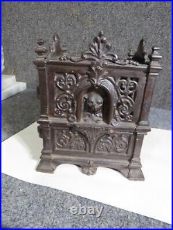 Antique Cast Iron Counting House Bank