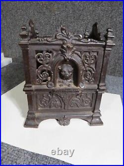 Antique Cast Iron Counting House Bank