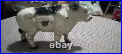 Antique Cast Iron Cow Penny Still Bank Made the A. C. Williams Co