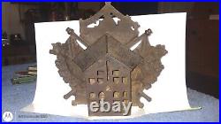 Antique Cast Iron Dreadnaught Bank United We Stand C. 1915 Ex Cond