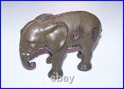 Antique Cast Iron Elephant Bank