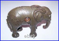 Antique Cast Iron Elephant Bank