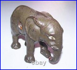 Antique Cast Iron Elephant Bank