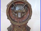 Antique Cast Iron J&E Stevens, Cat & Mouse Mechanical Bank