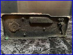 Antique Cast Iron Mechanical Bank MULE ENTERS BARN by J & E Stevens 1880
