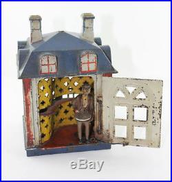 Antique Cast Iron Mechanical Novelty Toy Bank