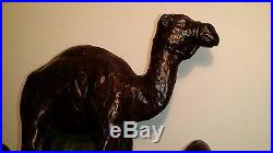 Antique Cast Iron Oriental Camel Bank made in US Moore's #769 books $1000