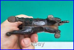 Antique Cast Iron PRANCING HORSE Penny Still Bank 1920s AC Williams Antique