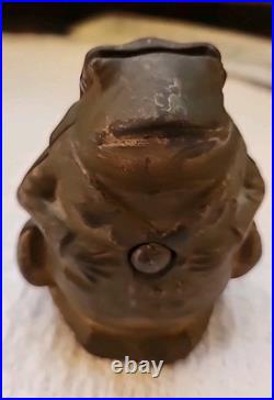 Antique Cast Iron Professor Pug Still Bank A. C. Williams Mfg. Co Antique Cast Iron Professor Pug Still Bank A. C. Williams Mfg. Co