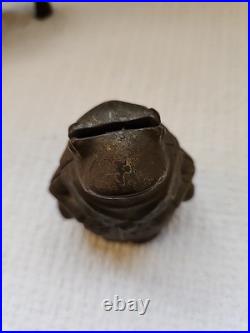 Antique Cast Iron Professor Pug Still Bank A. C. Williams Mfg. Co Antique Cast Iron Professor Pug Still Bank A. C. Williams Mfg. Co