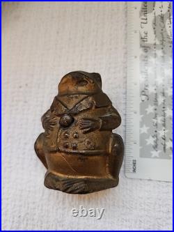Antique Cast Iron Professor Pug Still Bank A. C. Williams Mfg. Co Antique Cast Iron Professor Pug Still Bank A. C. Williams Mfg. Co