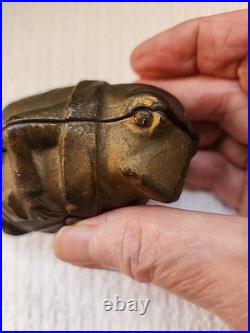 Antique Cast Iron Professor Pug Still Bank A. C. Williams Mfg. Co Antique Cast Iron Professor Pug Still Bank A. C. Williams Mfg. Co