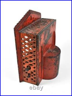Antique Cast Iron Punch & Judy Mechanical Bank Circa 1884 Shepard Hardware N. Y