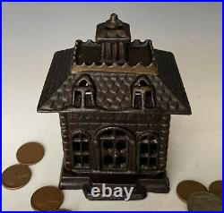 Antique Cast Iron Still Penny State Bank Building #1083 Arcade &or Grey Iron