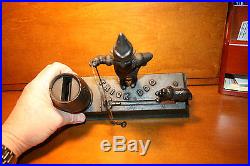 Antique Cast Iron Trick Dog Mechanical Bank by Hubley Cir. 1920, s with Key
