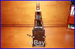 Antique Cast Iron Trick Pony Mechanical Bank by Shepard Hardware 1885 with Key