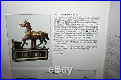 Antique Cast Iron Trick Pony Mechanical Bank by Shepard Hardware 1885 with Key