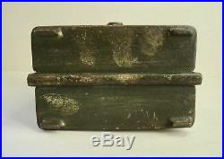 Antique Cast Iron U. S. MAIL BANK (combination lock) O. B. Fish 1903