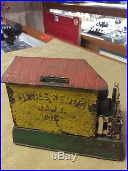 Antique Cast Iron Uncle Remus Bank #136. 1880's Original