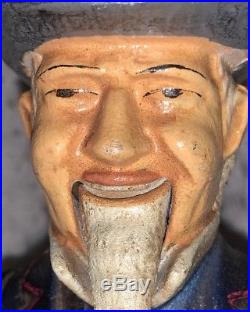 Antique Cast Iron Uncle Sam Mechanical Bank by Shepard Hardware Patent 1886