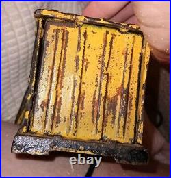 Antique Darky In The Cabin JE Stevens 1890, Cast Iron Bank