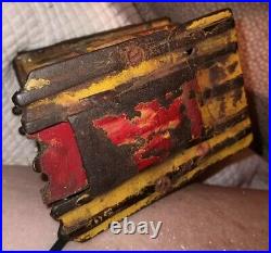 Antique Darky In The Cabin JE Stevens 1890, Cast Iron Bank