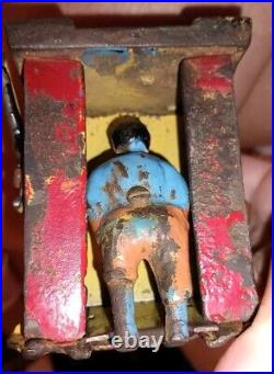 Antique Darky In The Cabin JE Stevens 1890, Cast Iron Bank