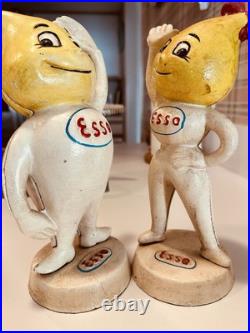 Antique Esso Oil Drop Cast Iron Banks