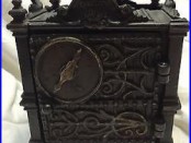 Antique Fidelity Trust Cast Iron Bank 1890
