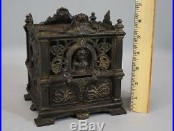 Antique Fidelity Trust Vault Counting House Cast Iron Bank J. Barton Smith Co NR