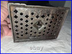 Antique Four Tower Bank Building Cast Iron Penny Still Bank J&e Stevens 1895