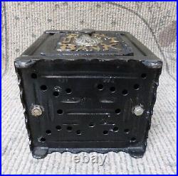 Antique Grey iron Casting Co. No. 1000 Coin Deposit Bank Largest size