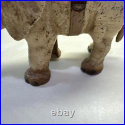 Antique Hubley Cast Iron Mechanical Elephant Bank withHowdah Saddle-Original Paint Antique Hubley Cast Iron Mechanical Elephant Bank withHowdah Saddle-Original Paint