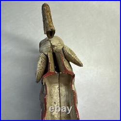 Antique Hubley Cast Iron Mechanical Elephant Bank withHowdah Saddle-Original Paint Antique Hubley Cast Iron Mechanical Elephant Bank withHowdah Saddle-Original Paint