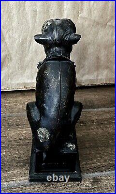 Antique J & E Stevens Cast Iron Mechanical Bull Dog Coin on Nose Bank 1880 Antique J & E Stevens Cast Iron Mechanical Bull Dog Coin on Nose Bank 1880