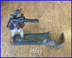 Antique J E Stevens Creedmoor Cast Iron Bank for Parts or Repair 1896 Patent Antique J E Stevens Creedmoor Cast Iron Bank for Parts or Repair 1896 Patent