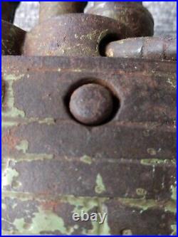 Antique J. E. Stevens Oregon Battleship Cast Iron Still Bank