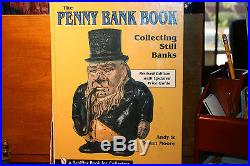 Antique Japanned Cast Iron Penny Register Pail Mechanical Bank Kyser & Rex 1889