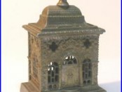 Antique Judaica Cast Iron Bank Still Money Box Bank